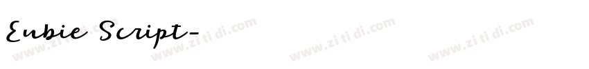 Eubie Script字体转换